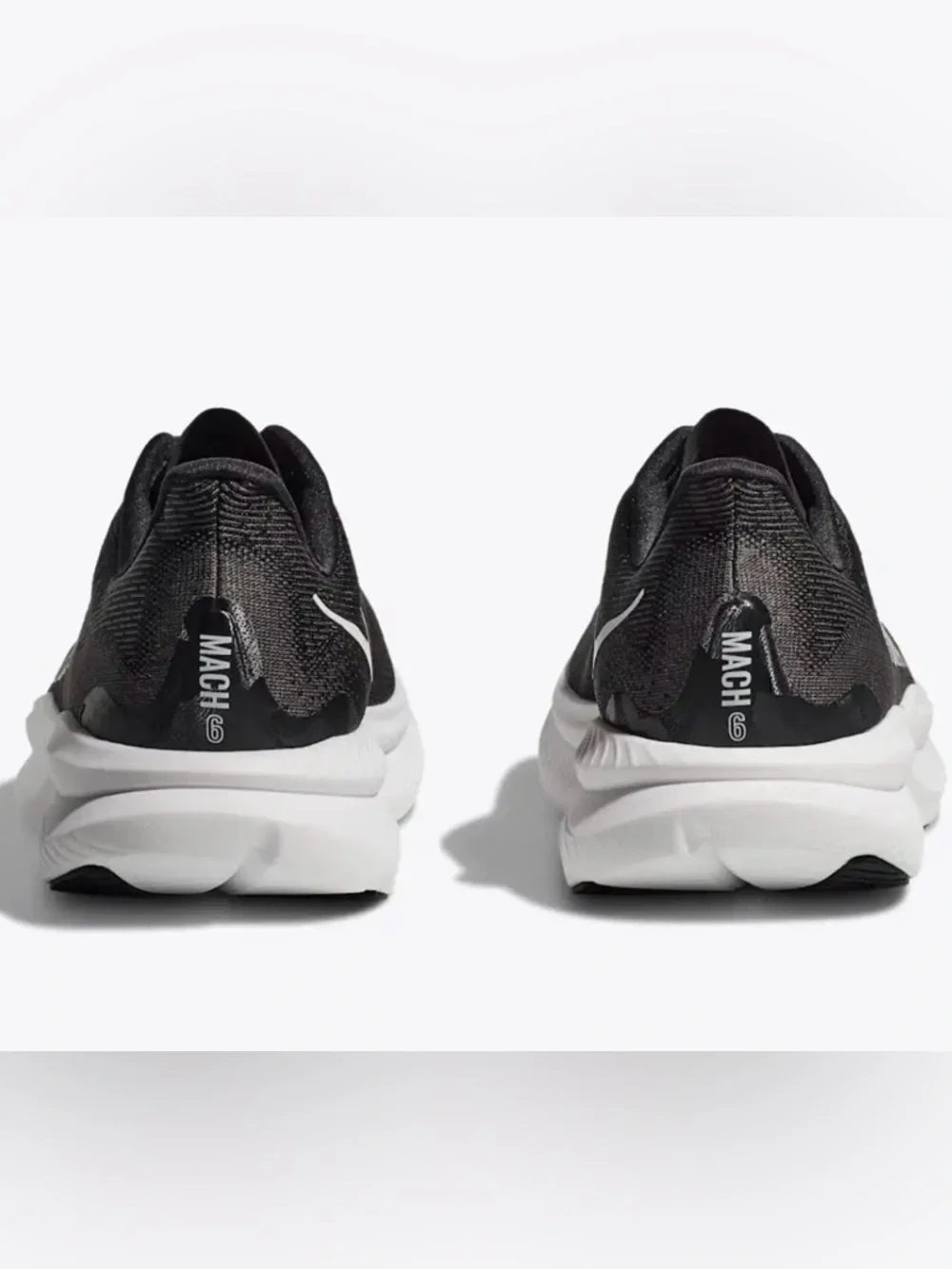 Hoka 🔥 Mach 6 Black White Shoes 1147790 BWHT Men’s Size 9.5 10 10.5 11 12 - Picture 6 of 11